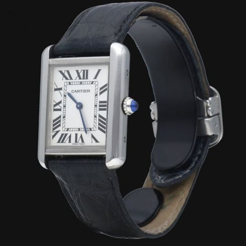 Cartier Tank Solo - Montre en cuir 58 Facettes MT47845