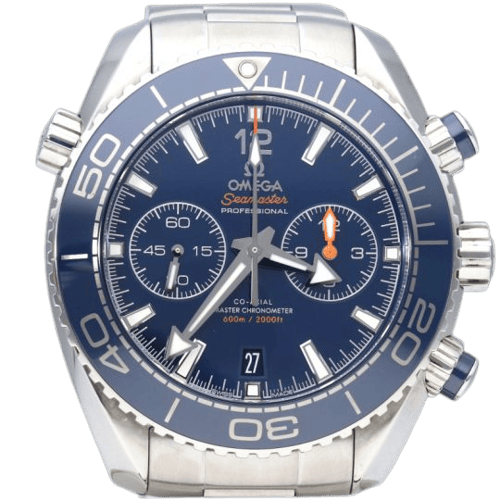 Montre Omega Seamaster Planet Ocean - Montre chronographe 600M en acier et céramique 58 Facettes MT47739