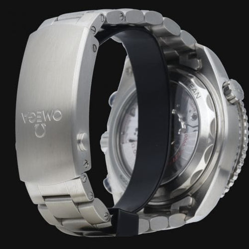 Omega Seamaster Planet Ocean - Montre chronographe 600M en acier et céramique 58 Facettes MT47739