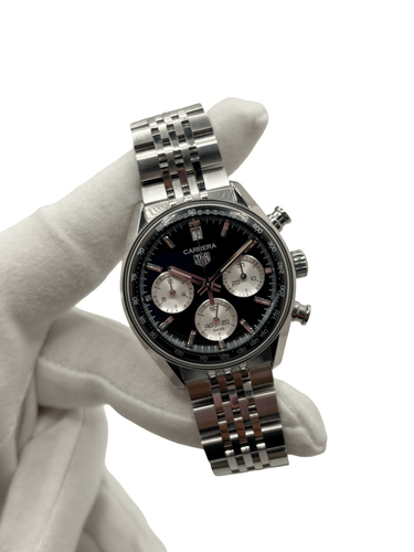 Montre TAG Heuer Carrera - Montre chronographe automatique en acier 58 Facettes 2212