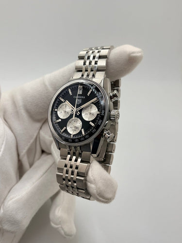 Montre TAG Heuer Carrera - Montre chronographe automatique en acier 58 Facettes 2212