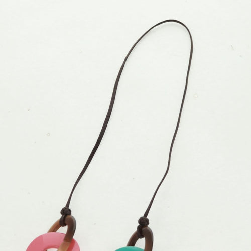 Hermès Karamba - Collier en corne de buffle laquée et coton ciré 58 Facettes kba36s9b0j