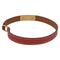 Bracelet Hermès Rivale Double Tour - Bracelet en cuir rouge 58 Facettes s7ivtb4e40