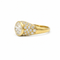 Bague 58 Bague Jonc - Bague en or jaune et diamants 58 Facettes 1.0001644/4