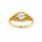 Bague 58 Bague Jonc - Bague en or jaune et diamants 58 Facettes 1.0001644/4