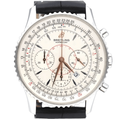 Montre Breitling Navitimer Montbrillant - Montre automatique en acier 58 Facettes MT48025