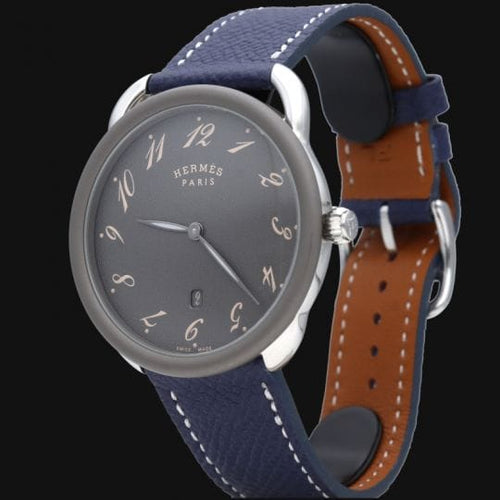 Hermès Arceau - Montre en acier 58 Facettes MT47929