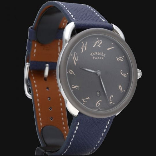 Hermès Arceau - Montre en acier 58 Facettes MT47929