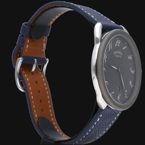 Hermès Arceau - Montre en acier 58 Facettes MT47929