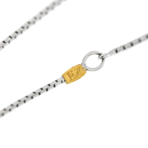 Collier Recarlo - Collier croix double en or blanc 18 ct et diamants 58 Facettes 26524
