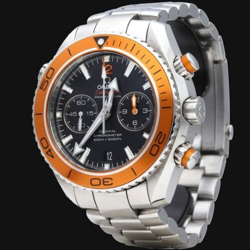 Omega Seamaster - Montre Planet Ocean Co-Axial en acier 58 Facettes MT47747