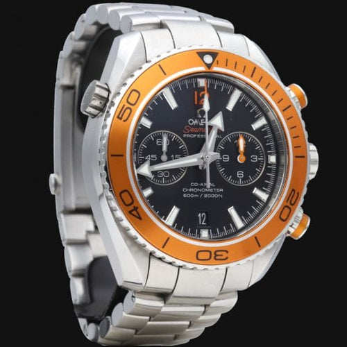 Omega Seamaster - Montre Planet Ocean Co-Axial en acier 58 Facettes MT47747