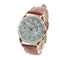 Baume & Mercier Genève - Montre chronographe en or jaune 18K 58 Facettes 26085-0242
