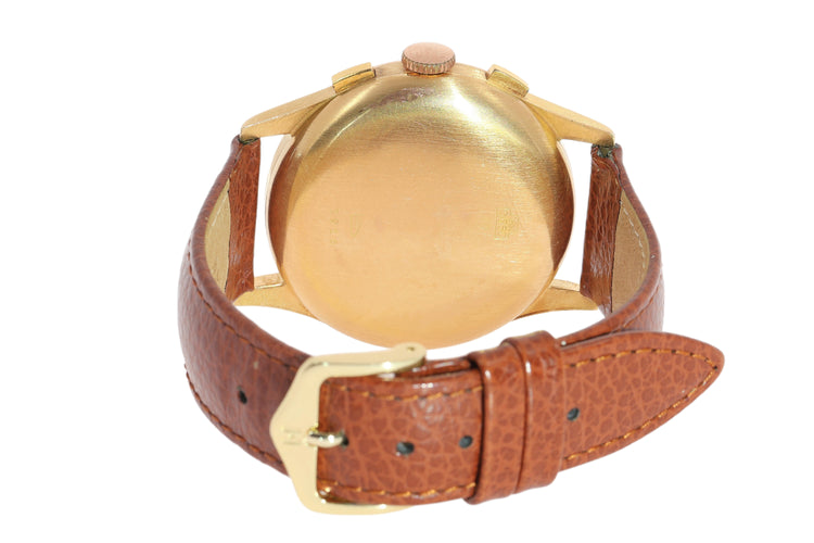 Baume & Mercier Genève - Montre chronographe en or jaune 18K 58 Facettes 26085-0242