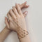 Bracelet Bracelet de main - Bracelet en or rose 14 ct 58 Facettes 28163