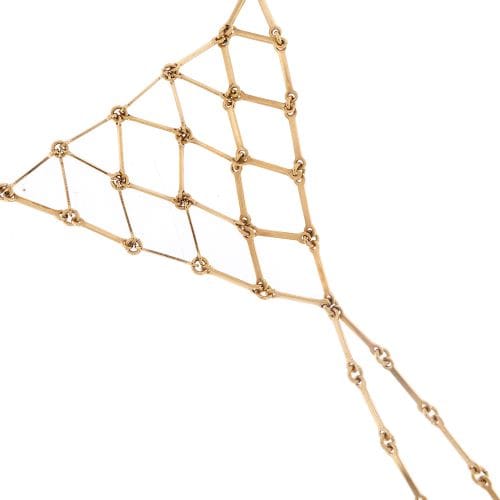 Bracelet Bracelet de main - Bracelet en or rose 14 ct 58 Facettes 28163