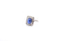 Bague 53 Bague vintage saphir cabochon et diamants 58 Facettes 25111