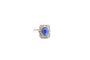 Bague 53 Bague vintage saphir cabochon et diamants 58 Facettes 25111