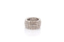 Bague 55 Bague diamants en or blanc 18k 58 Facettes 26760dv