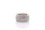 Bague 55 Bague diamants en or blanc 18k 58 Facettes 26760dv