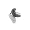 Bague Bague contrariée en or blanc 18 ct pavée de diamants 58 Facettes 29142