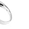 Bague Bague contrariée en or blanc 18 ct pavée de diamants 58 Facettes 29142