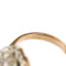 Bague 54 Bague fleur - Diamants en or blanc et or rose 18 ct 58 Facettes 31303