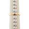 Bague 54 Bague fleur - Diamants en or blanc et or rose 18 ct 58 Facettes 31303