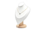 Collier Collier contemporain en or jaune et blanc 18 carats, saphir et diamants taille brillant 58 Facettes 23958