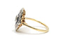 Bague 49 Art déco - Bague en or jaune et blanc 18 carats, diamants et saphirs 58 Facettes 24042