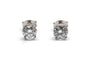 Boucles d'oreilles Boucles d'oreilles contemporaines en or blanc et diamants 58 Facettes 23941