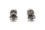Boucles d'oreilles Boucles d'oreilles contemporaines en or blanc et diamants 58 Facettes 23941
