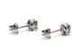Boucles d'oreilles Boucles d'oreilles contemporaines en or blanc et diamants 58 Facettes 23941