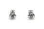 Boucles d'oreilles Boucles d'oreilles contemporaines en or blanc 18 carats et diamants 58 Facettes B929