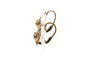 Boucles d'oreilles Art Déco - Boucles d'oreilles en or jaune et saphirs de synthèse 58 Facettes B930