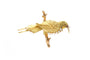 Broche Broche Art Nouveau en or jaune 18 carats, perles et rubis 58 Facettes B931