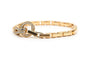 Bracelet Cartier Agrafe - Bracelet en or jaune et diamants 58 Facettes 23956
