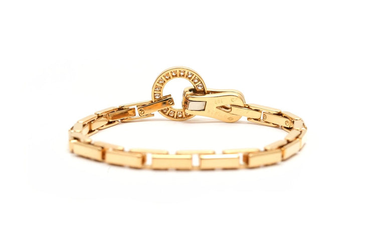 Bracelet Cartier Agrafe - Bracelet en or jaune et diamants 58 Facettes 23956
