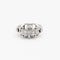 55 Bague ancienne en or blanc et diamants 58 Facettes 37833