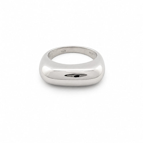 49 Bague jonc en or blanc 58 Facettes 37813