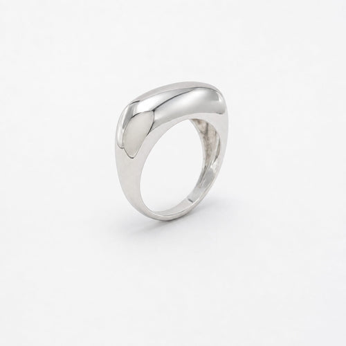 49 Bague jonc en or blanc 58 Facettes 37813