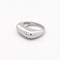 49 Bague jonc en or blanc 58 Facettes 37813