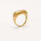 49 Bague jonc en or jaune 58 Facettes 37811