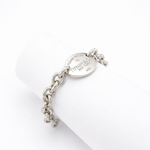 Bracelet Tiffany & Co. Return to Tiffany - Bracelet en argent 58 Facettes 37725