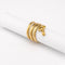 53 Bague serpent en or jaune 18 carats 58 Facettes 37628