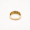 50 Bague trilogie en or jaune, or blanc, diamant et saphirs 58 Facettes 37718