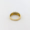 Bague 50 Bague trilogie en or jaune et blanc, diamant et saphirs 58 Facettes 37718