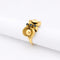 54 Bague Art nouveau en or jaune et saphirs 58 Facettes 37712