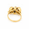 54 Bague Art nouveau en or jaune et saphirs 58 Facettes 37712