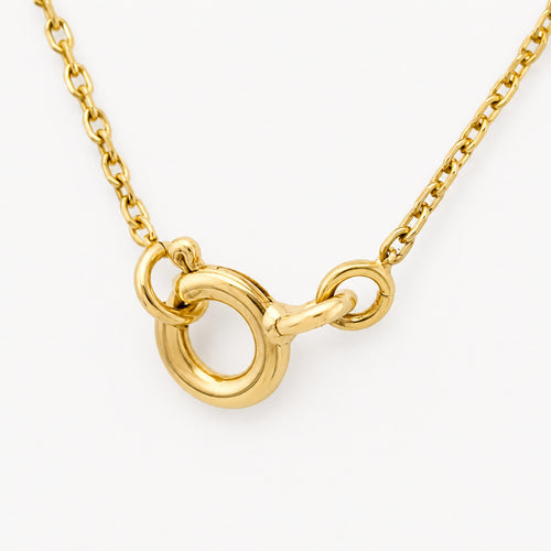 Collier stylisé en or bicolore, saphirs et diamant 58 Facettes 37362
